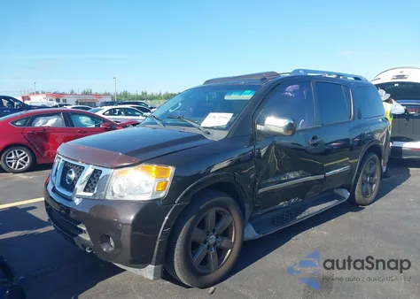2013 Nissan Armada Platinum from USA, damaged, VIN 5N1BA0NF3DN611454